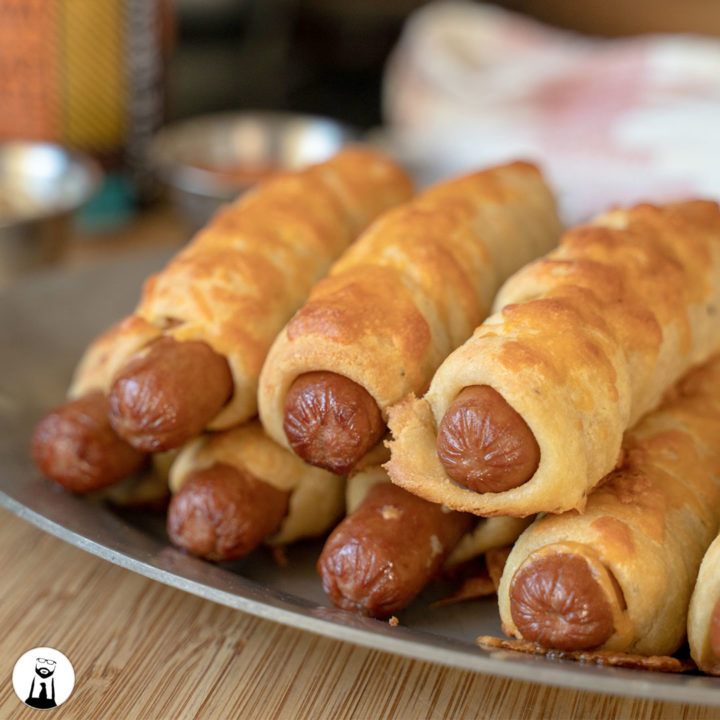 Low-Carb Bagel Dogs - Black Tie Kitchen