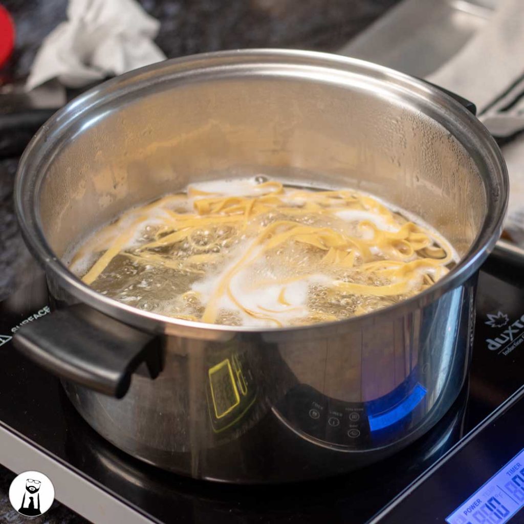 Cooking Keto Pasta Noodles - Black Tie Kitchen