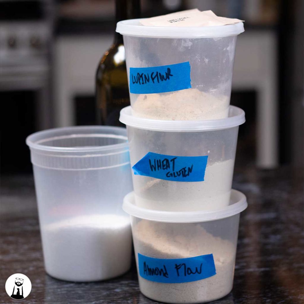 Pizza Crust Dry Ingredients - Black Tie Kitchen