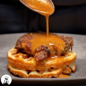 Read more about the article Mardi Gras Chicken ‘n Chaffles (Keto & Low-Carb)