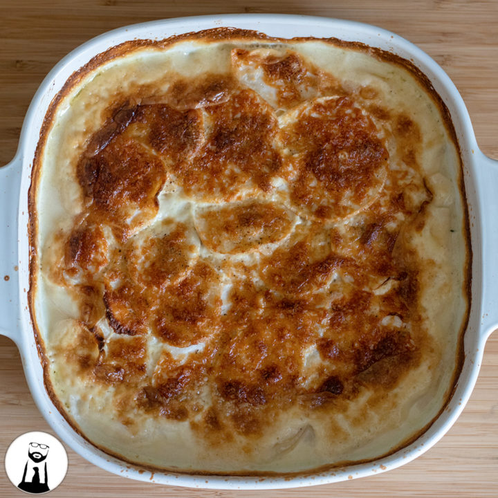 Cooked Turnip Gratin - Black Tie Kitchen