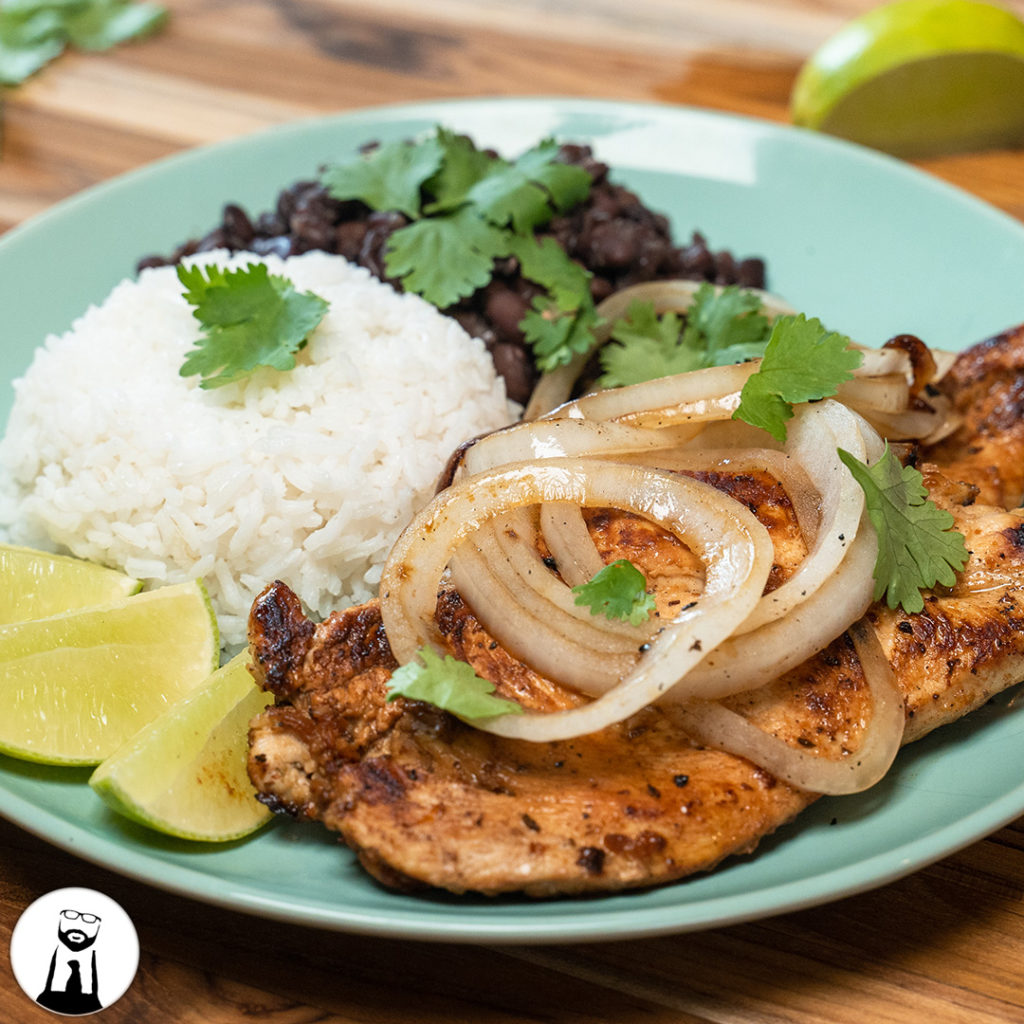 Cuban Pollo A La Plancha - Black Tie Kitchen